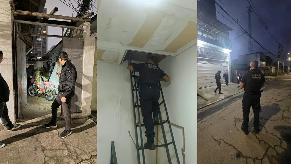 Um dos crimes investigados causou prejuízo estimado em R$ 300 mil, entre joias, ouro, pedras preciosas, pérolas e dinheiro — Foto: Reprodução