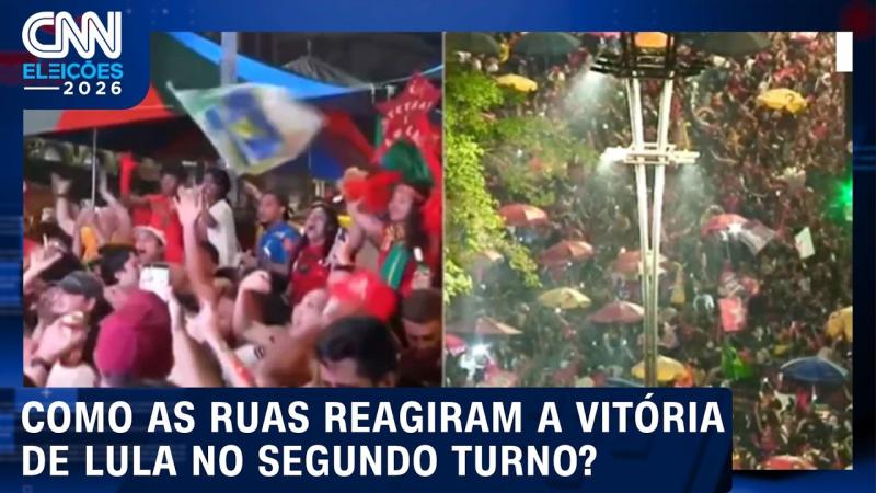 Veja a reação da vitória de Lula no segundo turno das eleições 2026 | CNN BRASIL