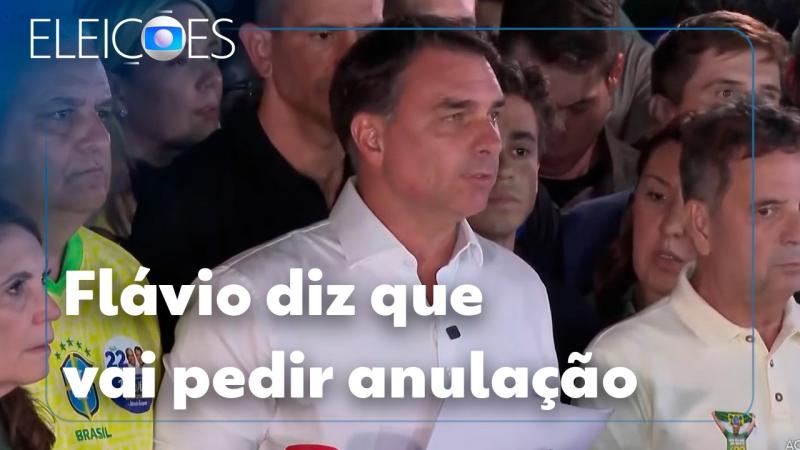 Eleições 2026: Flávio chama prorrogação da votação de inexplicável e diz que pedirá anulação
